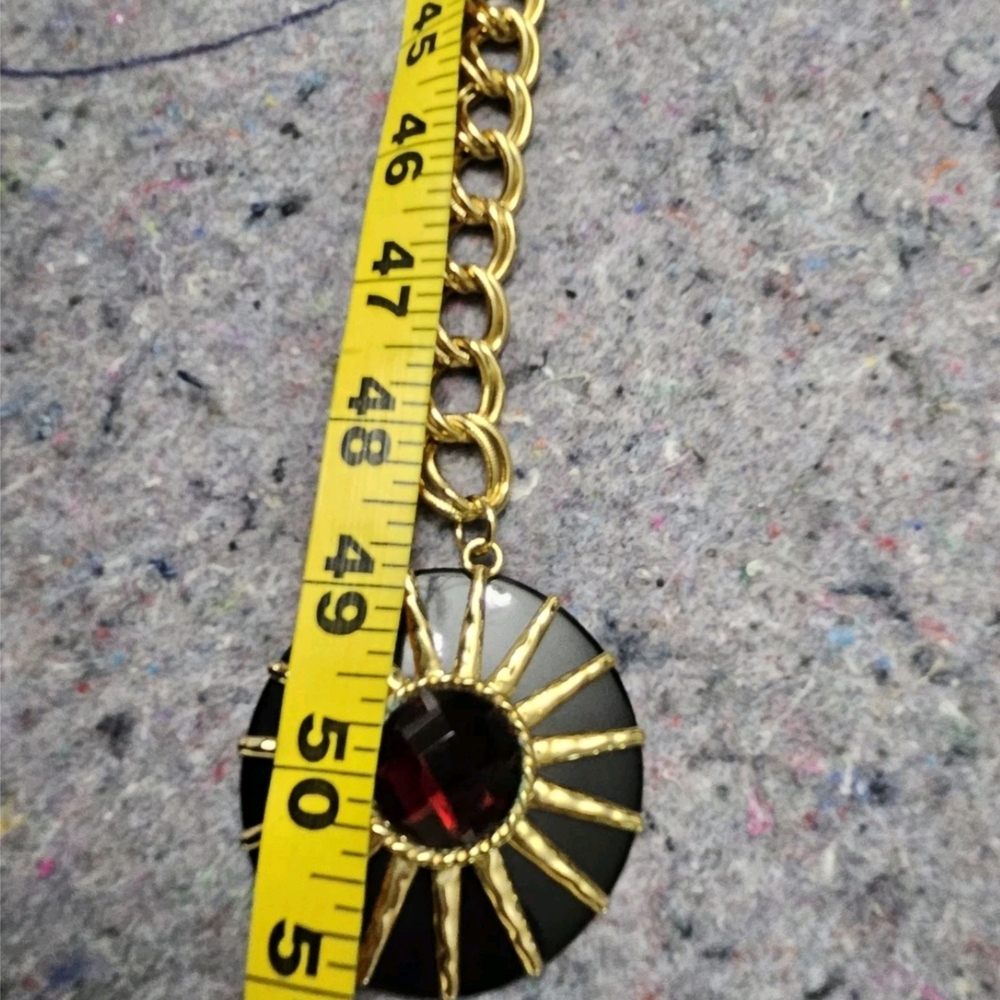 Vintage Lariat Style Beautiful Versatile Gold Chain Belt - Picture 11 of 17